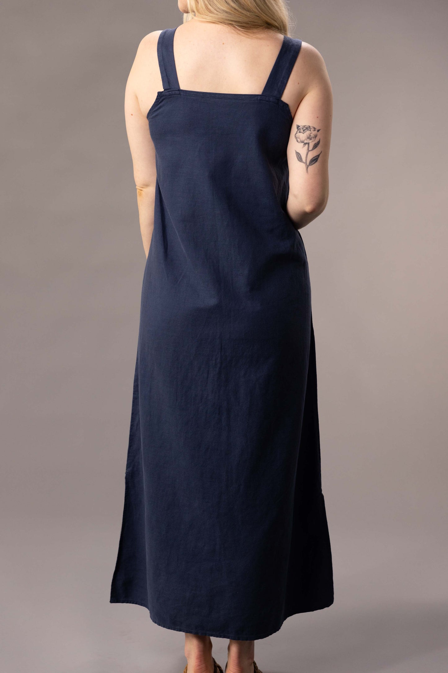 Navy Tammy Dress - Long